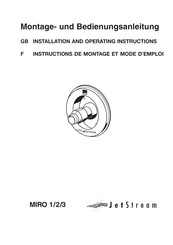 JETStream UWE MIRO 1 Installation And Operating Instructions Manual