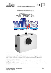 WilTec PW600 Instruction Manual