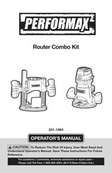 Performax 241-1464 Operator's Manual