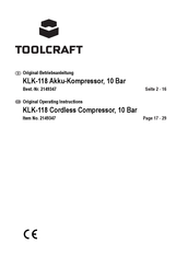 TOOLCRAFT 2149347 Operating Instructions Manual