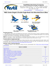 Vestil FMDL Series Manual