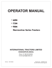 Sonalika SOLIS 90N Operator's Manual