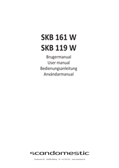 Scandomestic SKB 119 W User Manual