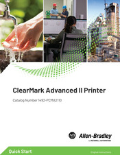 Rockwell Automation Allen-Bradley ClearMark Advanced II Quick Start Manual