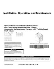 Trane S9V2C100U4VSB Installation, Operation And Maintenance Manual