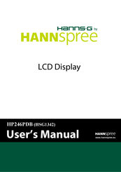 HANNspree HANNS.G HP246PDB User Manual