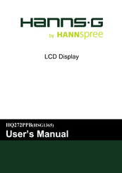 HANNspree HANNS.G HQ272PPB User Manual