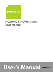 HANNspree HC270HCW User Manual
