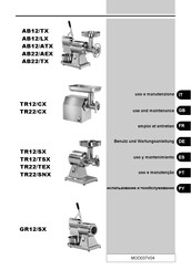Fimar TR12/SX Use And Maintenance