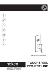 noken TOUCH&FEEL PROJECT LINE 100267552-N155416630 Manual