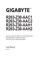 Gigabyte R263-Z30-AAH2 User Manual