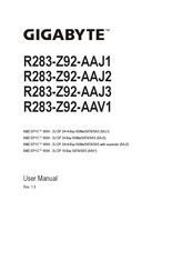 Gigabyte R283-Z92-AAJ3 User Manual