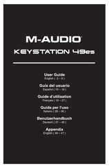 M-Audio Keystation 49es User Manual