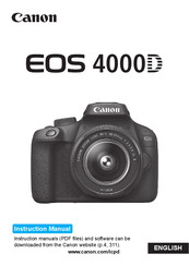 Canon EOS 4000D Instruction Manual