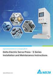 Delta AM-ESP-S005 Series Installation And Maintenance Instructions Manual