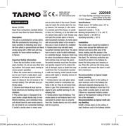 Tarmo 222360 Manual