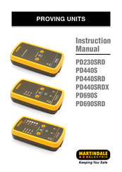 Martindale Electric PD440SRDX Instruction Manual
