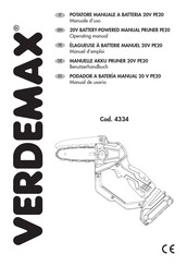 Verdemax 4334 Operating Manual
