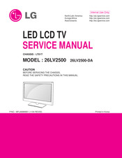 LG 26LV2500-DA Service Manual