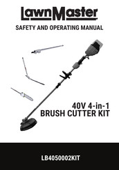 LawnMaster LB4050002KIT Safety And Operating Manual