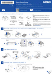 Brother HL-L3220CDW Quick Setup Manual