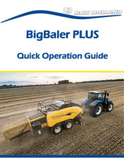 New Holland BigBaler PLUS Quick Operation Manual