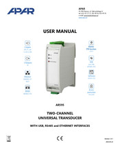 APAR AR595 User Manual