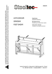 STEELTEC XWS078 Instruction Manual