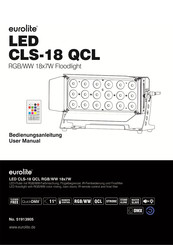 EuroLite LED CLS-18 QCL User Manual