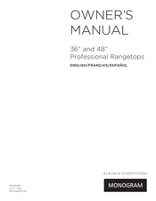 Monogram ZGU366NPSS Owner's Manual