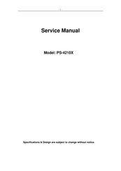Akai PS-4210X Service Manual