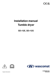 Wascomat SD-12E Installation Manual