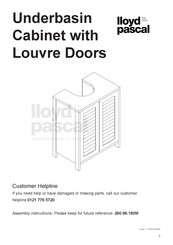 Lloyd Pascal 260.96.180M Assembly Instructions Manual