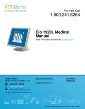 Tyco Electronics POSMicro Elo 1928L Manual