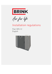 Brink Flair 325 2-2 Installation Regulations