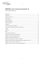HLP Data BMS4S User Manual