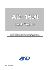 AND AD-1690 Instruction Manual