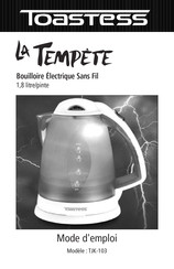 Toastess TJK-103 Instruction Booklet