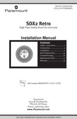 Paramount Fitness SDX 2 Installation Manual