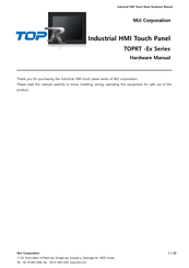 M2I TOPRT-Ex Series Hardware Manual