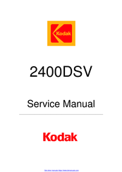 Kodak 2400DSV Service Manual