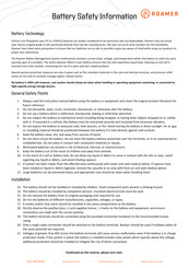 ROAMER 230SMART3 Safety Information