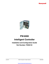 Honeywell PW6K1IC Installation And Configuration Manual