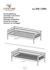 Lifetime Delux 2101 Assembly Instructions Manual