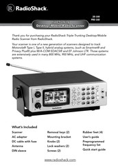Radio Shack PRO-160 Manual