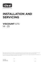 ideal commercial VISCOUNT GTS 23 Installation And Servicing