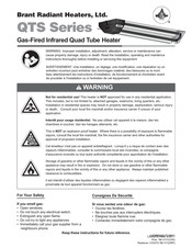 Brant Radiant Heaters QTS Series Manual