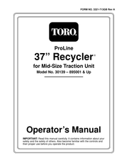 Toro 895001 Operator's Manual