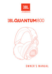 Harman JBLQUANTUM800BLKAM Owner's Manual