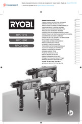 Ryobi RPD1010K Original Instructions Manual
